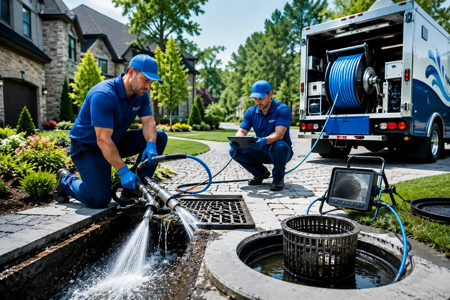 Local outdoor drain cleaning professionals in Hurdle Mills, NC